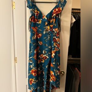 Hi-lo dress great for wedding or nicer event